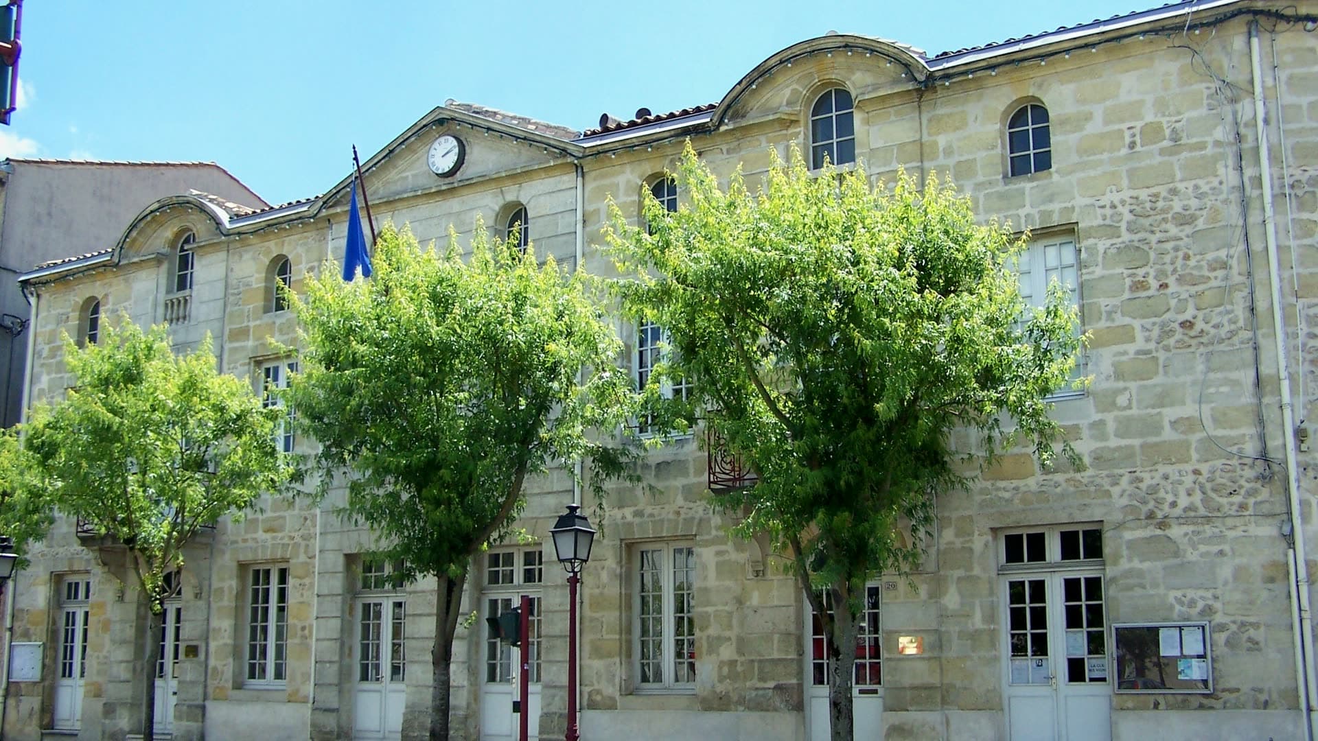 Castres-Gironde vue aérienne
