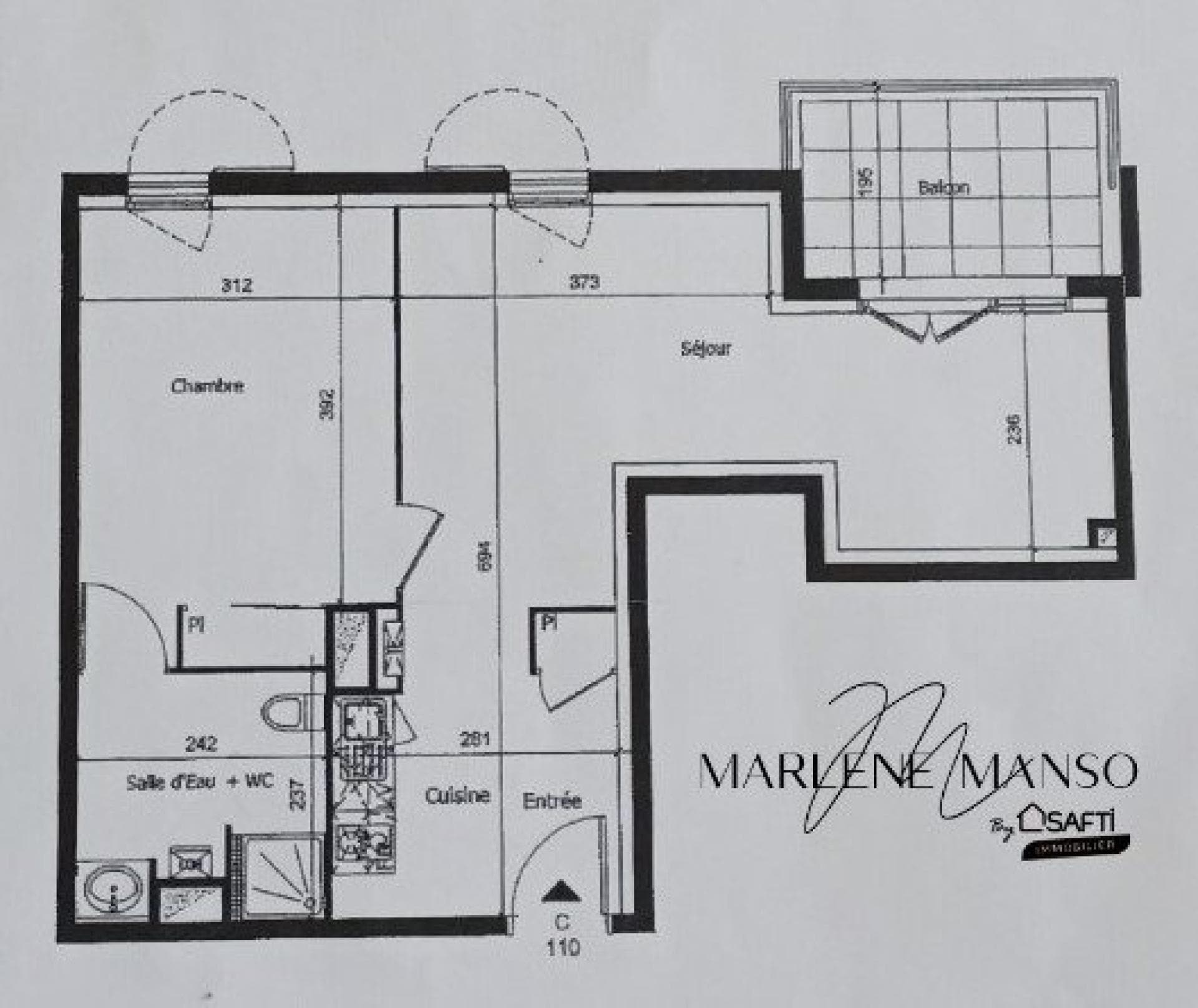 47m² + loggia 6 m² + place de parking souterraine — photo 5