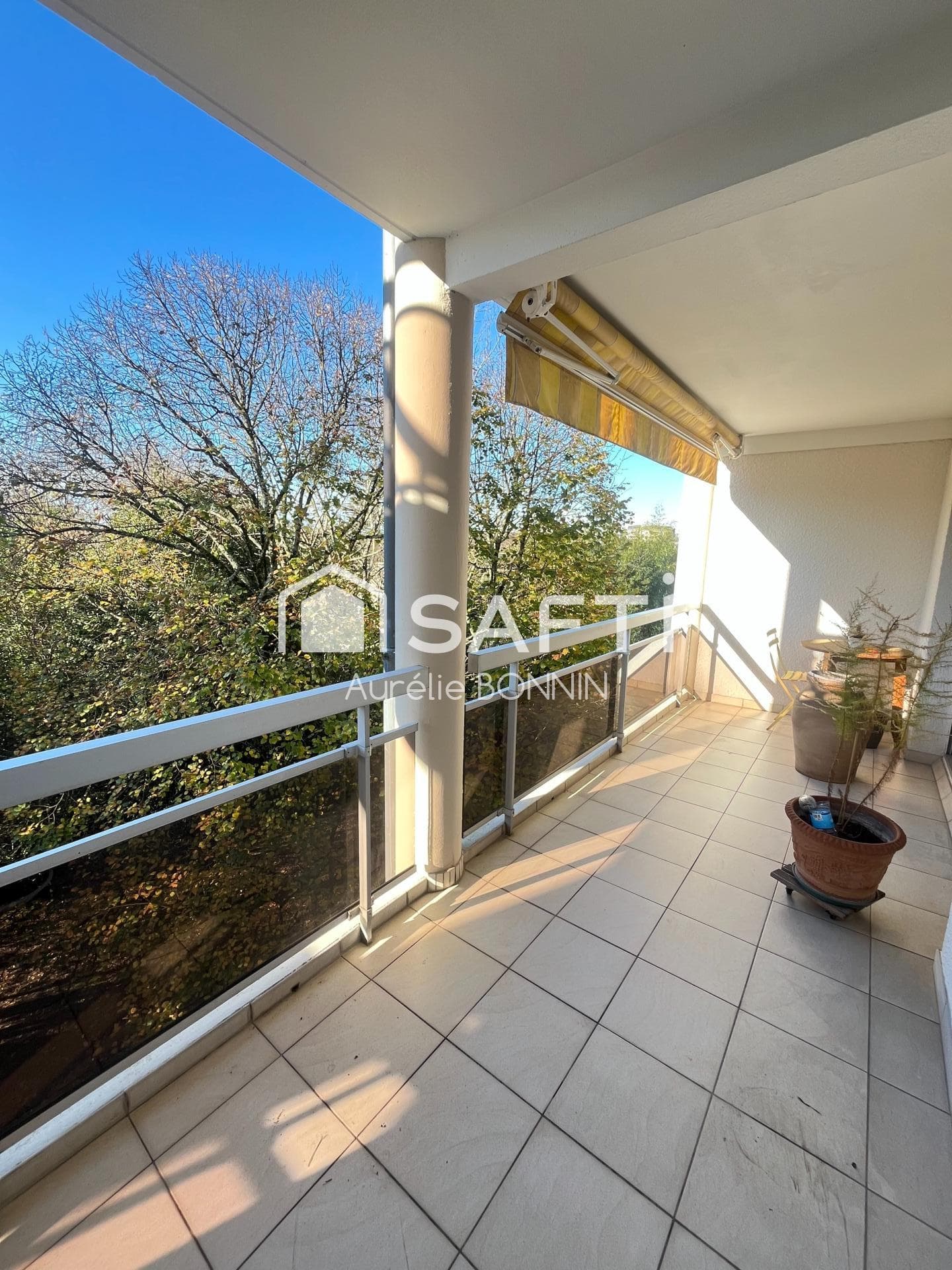 Talence - exclusivité Superbe 3 pièces traversant de 74m² avec deux grandes terrasses