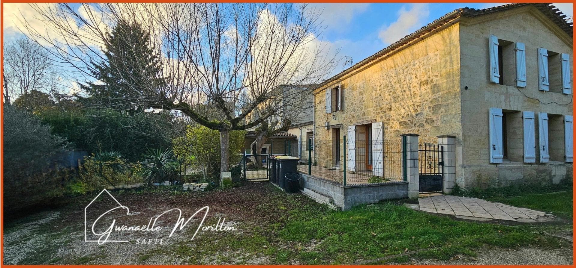 Ens. immobilier en pierre (maison et appartement)