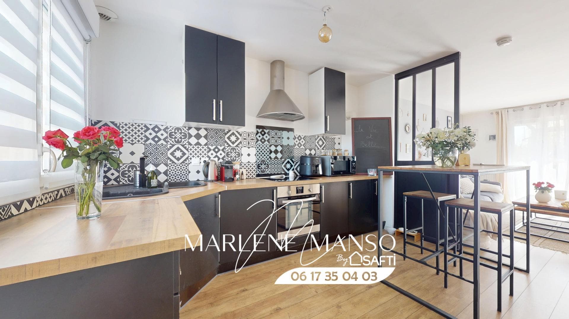 Maison R+1 avec 3 chambres + jardin