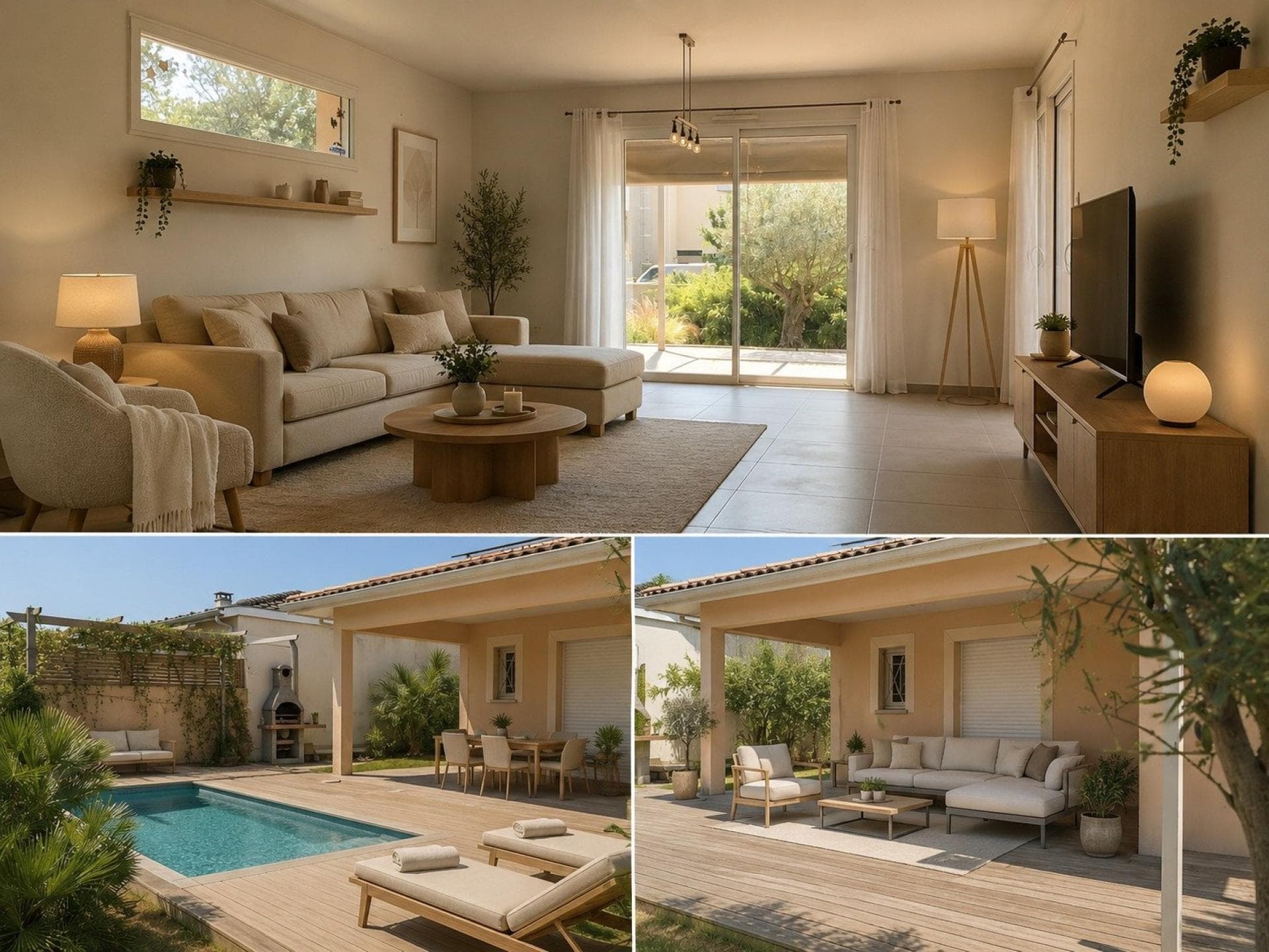 Maison contemporaine, basse consommation, au calme