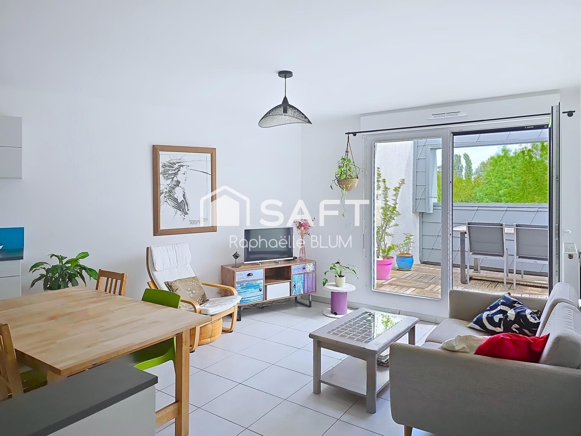 Appartement récent en dernier étage avec terrasses
