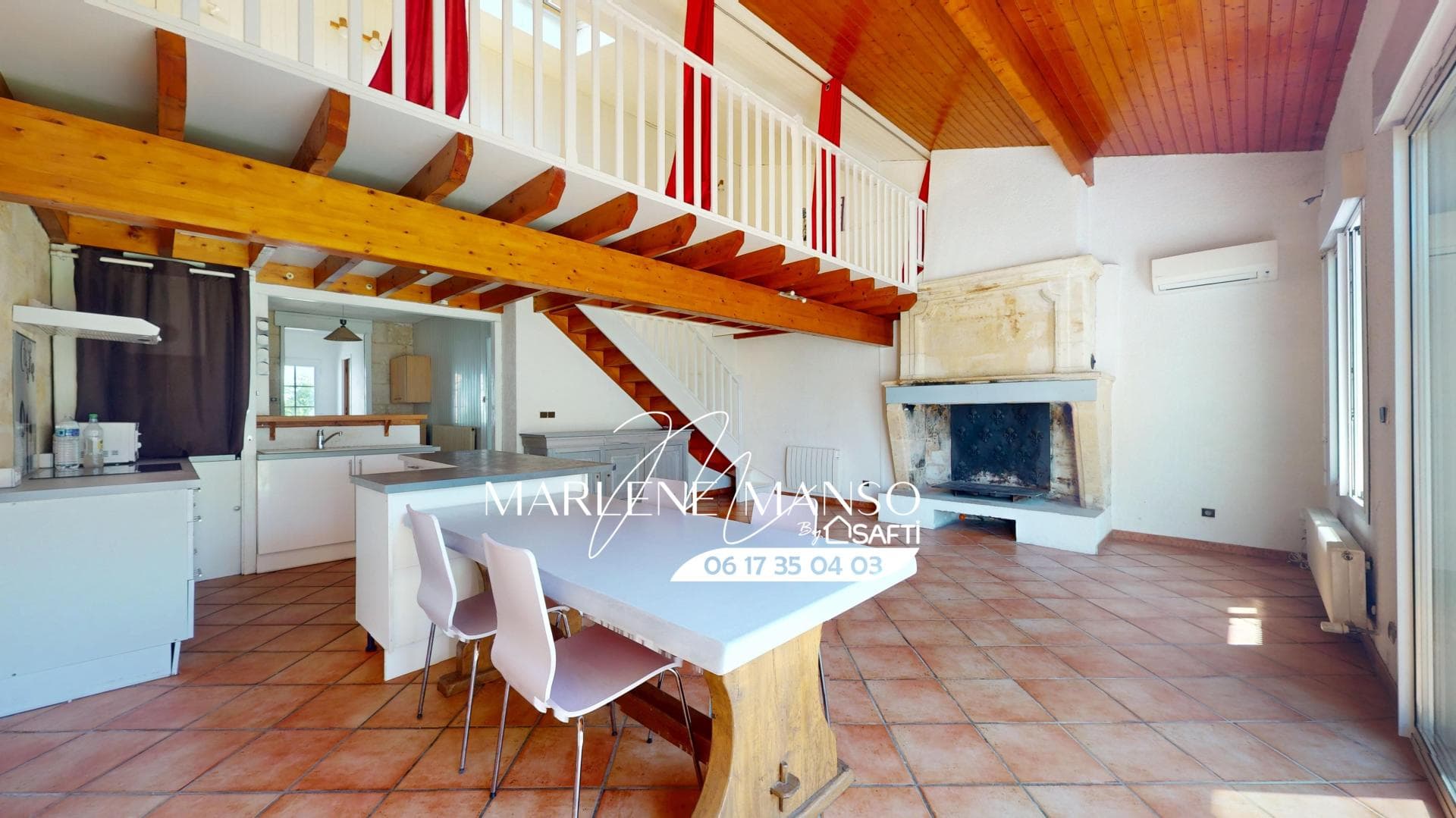 Maison en pierre 91 m² avec jardin et parking