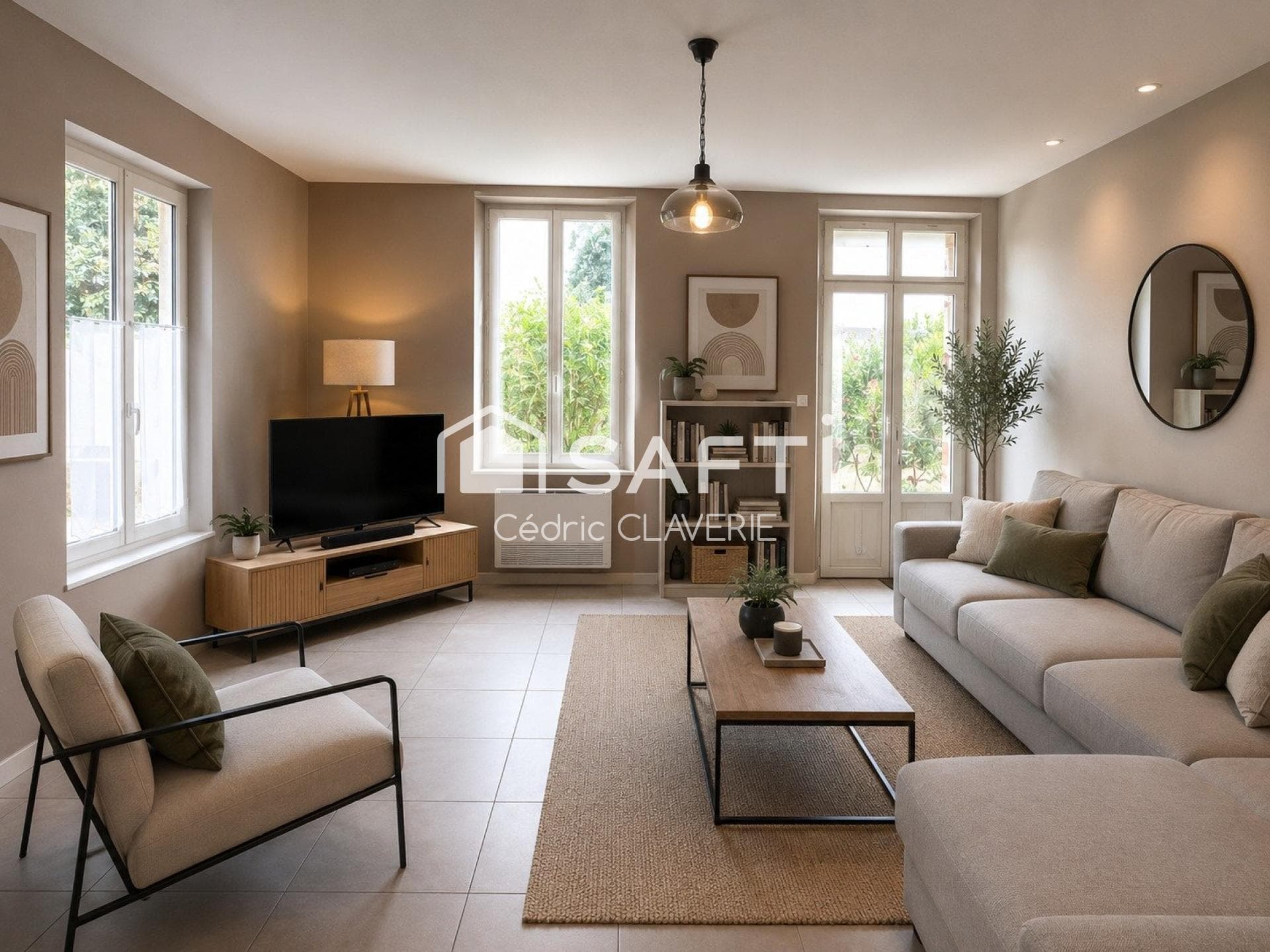 Charme, 4 chambres, jardin, espace