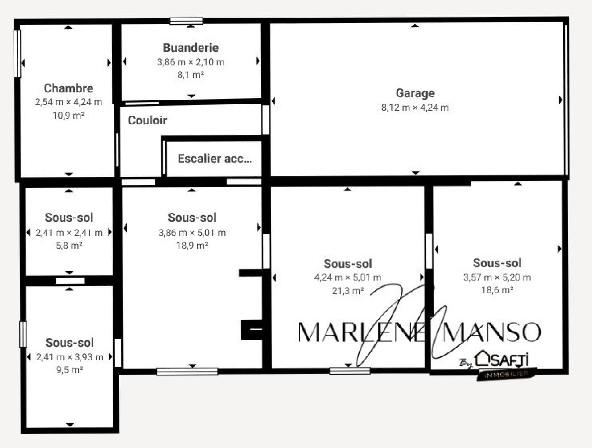 Proche tram 153 m² avec jardin, garage et sous-sol — photo 12