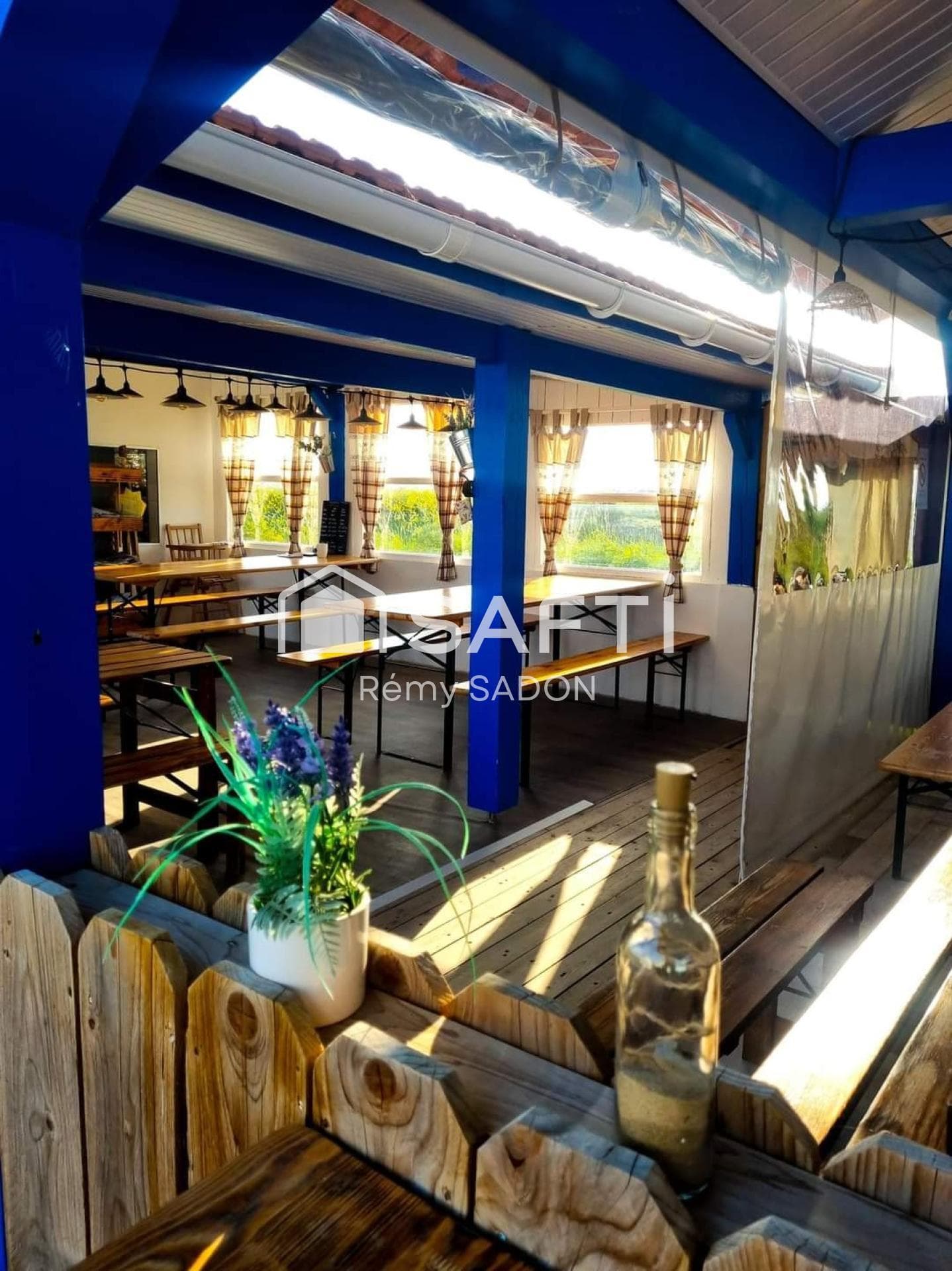 Restaurant traditionnel saisonnier, pas de travaux