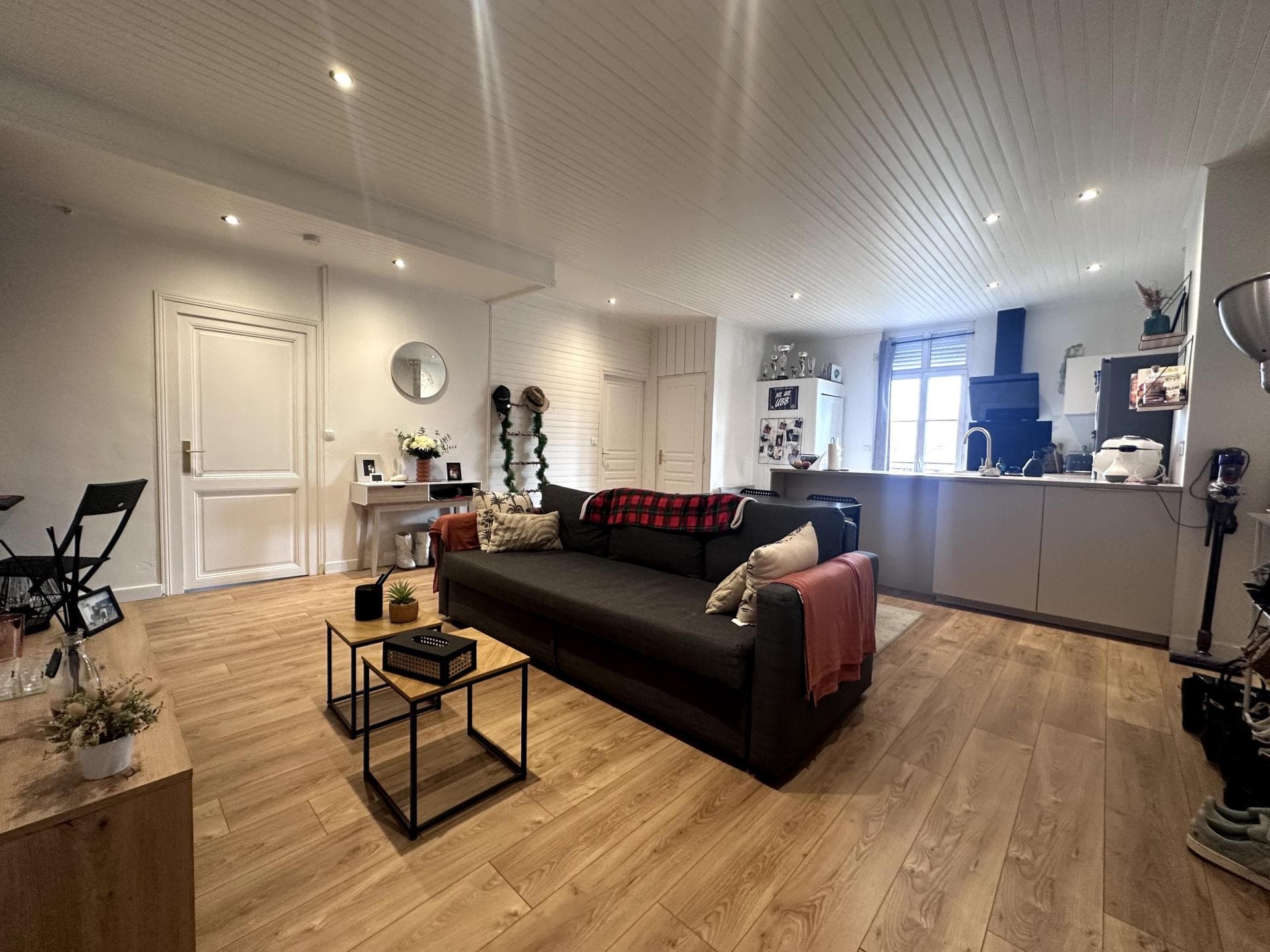 Appartement de type 3 rénové avec soin