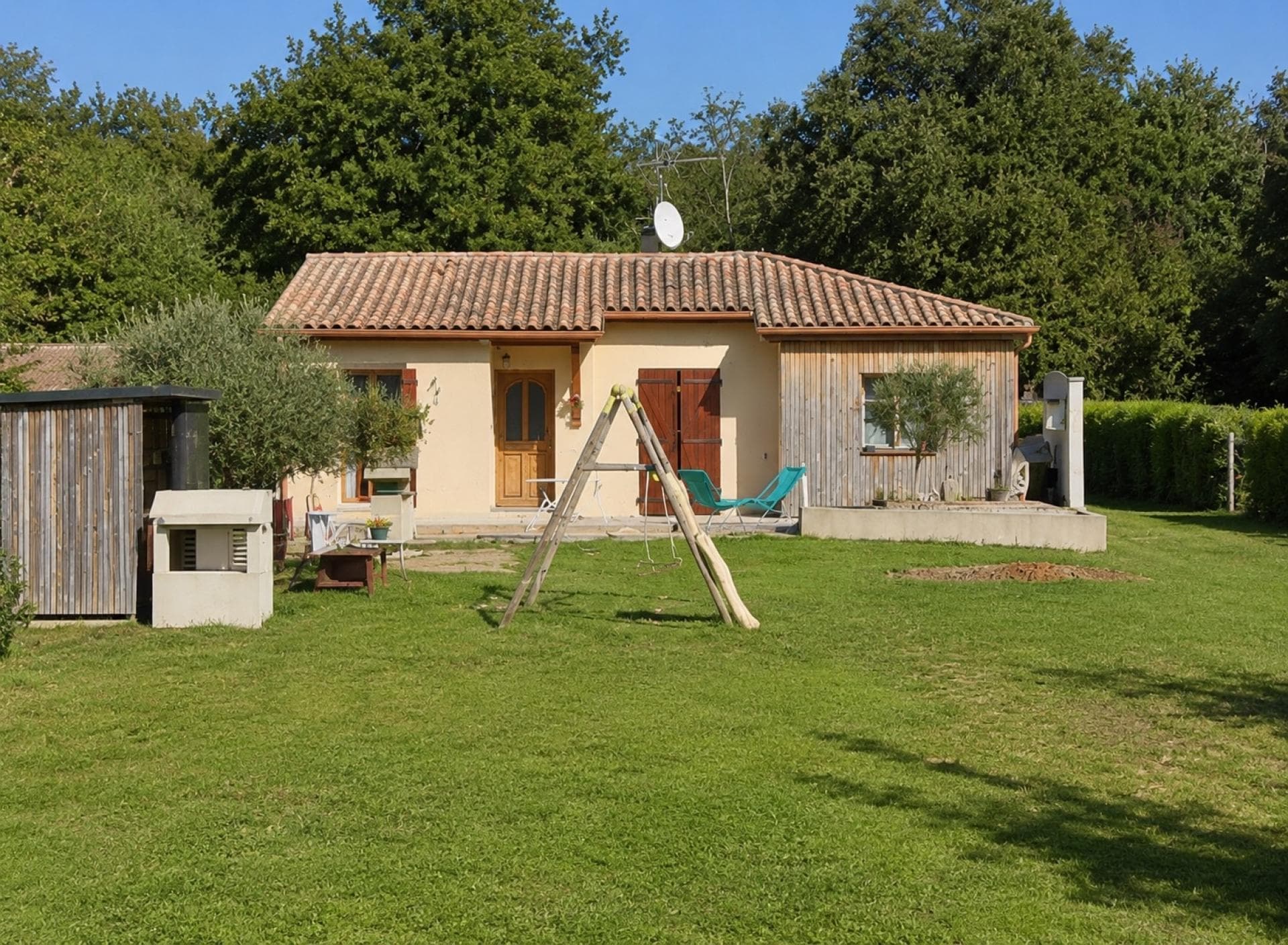 Maison familiale de plain-pied à Pujols-sur-Ciron